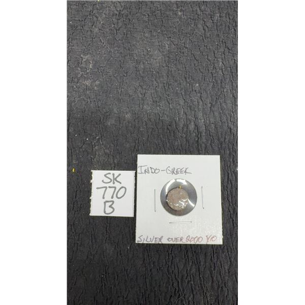 Indo-Greek Drachma Silver Coin More Than 2000 Years Old