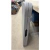 Image 3 : Portable Bi-Fold Plastic Folding Table with Metal Frame, 72 × 29”