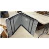 Image 5 : Portable Bi-Fold Plastic Folding Table with Metal Frame, 72 × 29”