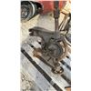 Image 3 : Pallet Lot of; Canadian Blower and Forge Co. Post Drill, 4 Vintage Steering Wheels