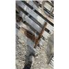 Image 5 : Pallet Lot of; Canadian Blower and Forge Co. Post Drill, 4 Vintage Steering Wheels