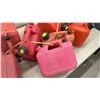 Image 3 : Lot of Plastic Gasoline Containers