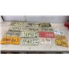 Image 1 : Manitoba License Plates, 1970s-1991, "Sunny Manitoba 100,000 Lakes"