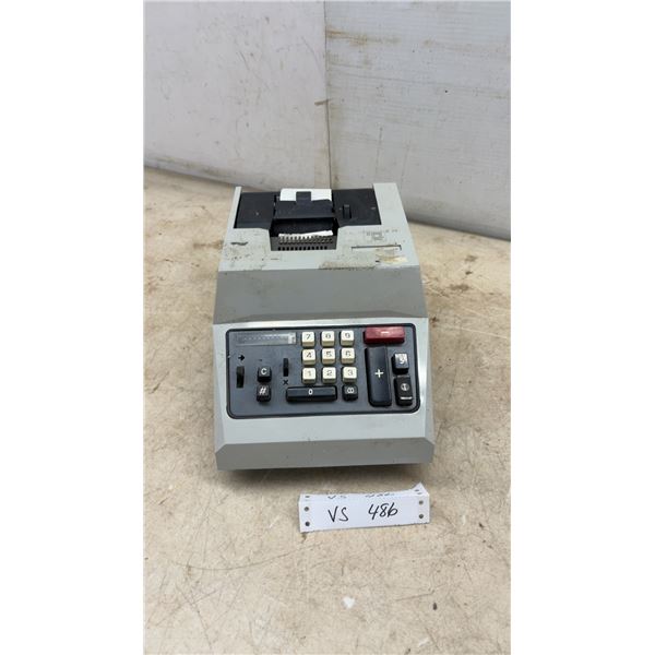 Vintage Electromechanical Desktop Printing Calculator with Numeric Keypad. No Power Cable