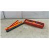 Image 1 : Collapsible Emergency Warning Triangle Set with Red Storage Case