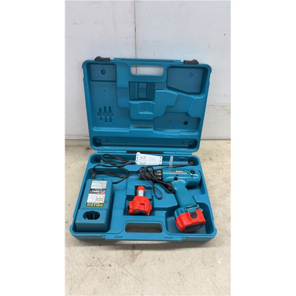 Makita 6203D 9.6V Cordless Drill Kit with DC1411 Charger, 2 Batteries, and Carrying Case
