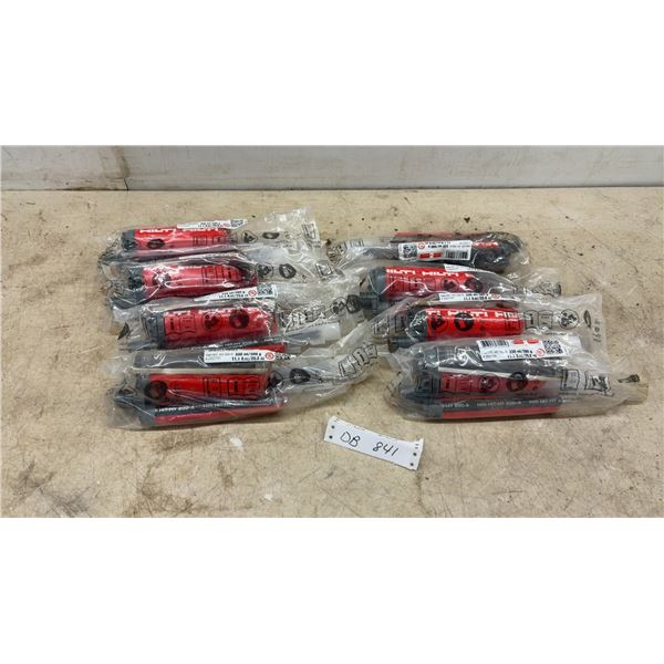 Eight Hilti HIT-HY 200-A Chemical Anchor Adhesive Cartridges, 330 ml/590 g, #2022791