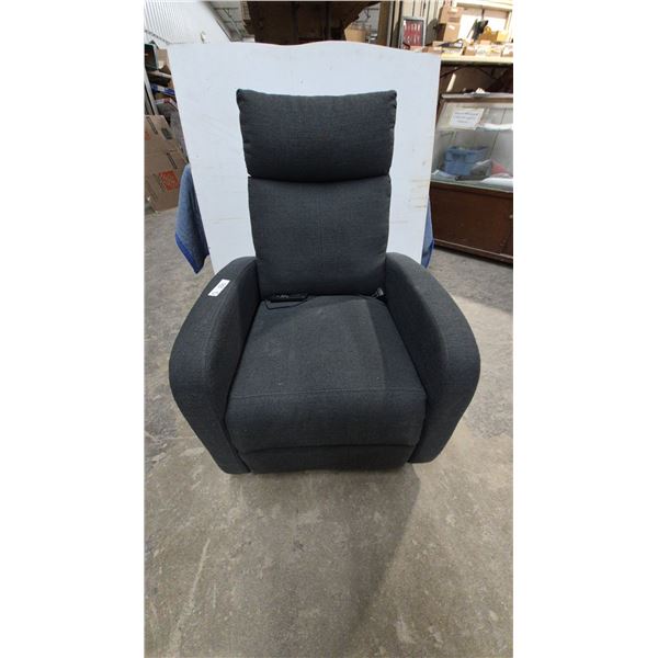 IKEA Grönlid Electric Recliner Armchair in Dark Gray Fabric