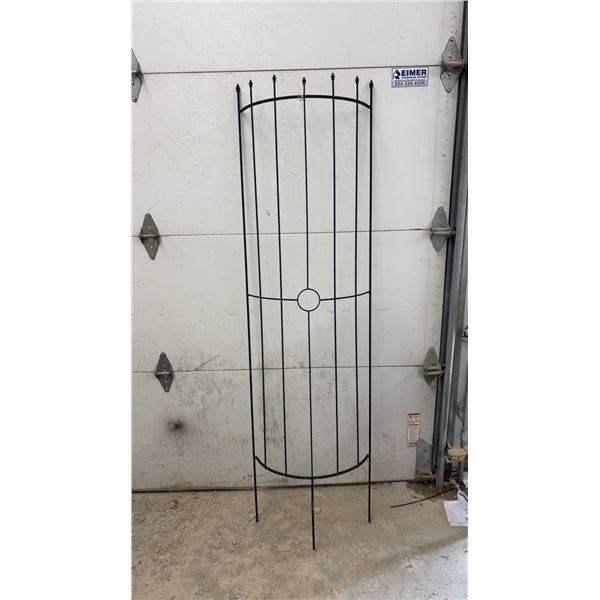 Wrought Iron Half-Round 5’ Trellis