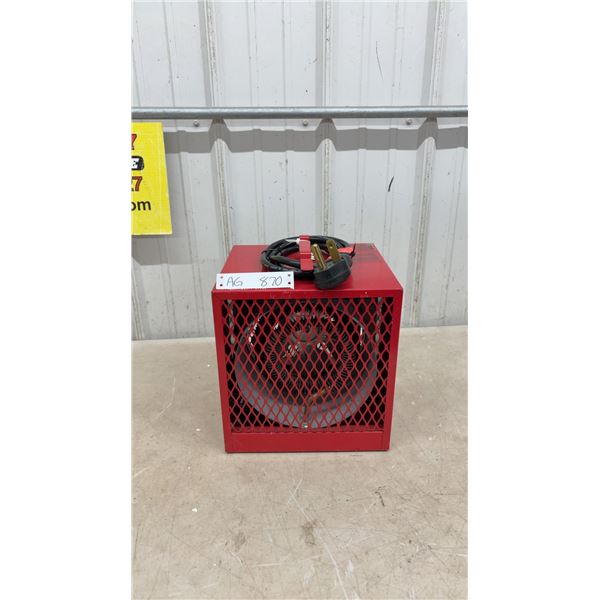 Red Stepped 220 Volt Thermostat- Controlled Heater