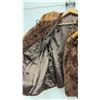 Image 3 : Vintage Brown Fur Jacket with Contrasting Collar and Satin Lining - Size Medium
