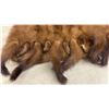 Image 3 : Vintage Yellow Hard-Shell Suitcase and Brown Mink Fur Hand Muff