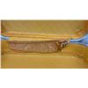 Image 6 : Vintage Yellow Hard-Shell Suitcase and Brown Mink Fur Hand Muff