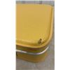 Image 8 : Vintage Yellow Hard-Shell Suitcase and Brown Mink Fur Hand Muff
