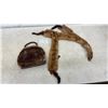 Image 1 : Vintage Multi-Pelt Fur Stole and Muff Purse