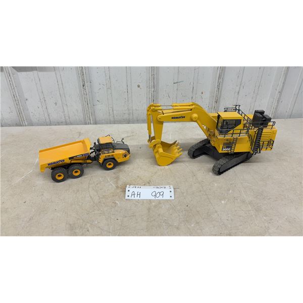 Komatsu PC3000 Hydraulic Mining Excavator and HM400 Articulated Dump Truck Models