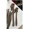 Image 5 : Assorted Files, Drills, and Wrenches: Incl. Pipe Wrenches, Drill Bit Set