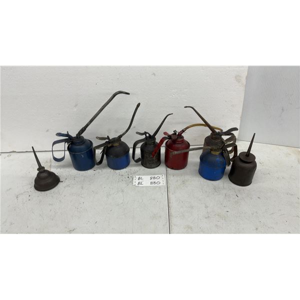 8 Oilers, Some with Metal Labels