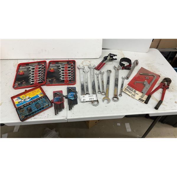 Mastercraft and Billings Ratchet, GearWrench Wrench Sets, Allen Key Sets