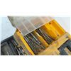 Image 3 : Mastercraft Poly Tool Box (Has Broken Latches) with Assorted Hand Tools, Drill Bits