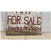 Image 4 : Hand-Painted Heavy Duty Metal "Hay for Sale" Sign, 24 × 27”