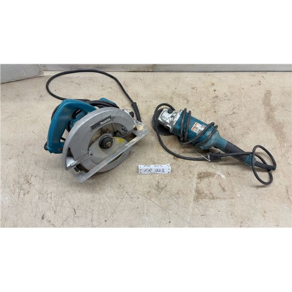 Makita Power Tools, Circular Saw and Angle Grinder