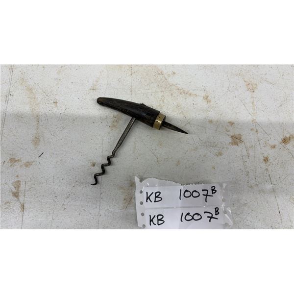 Handmade Victorian Horn Handle Cork Screw
