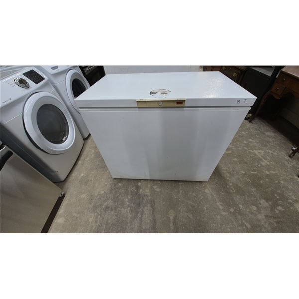 Woods Excellence Energy Star Chest Freezer with Top-Opening Lid and Interior Wire Baskets