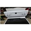 Image 2 : Whirlpool White Electric Range with Smooth Black Glass Cooktop and Digital Display