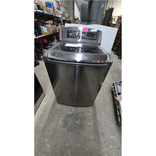 LG Top-Load Washing Machine with Steam Cycle, Inverter Direct Drive, Graphite Steel Finish