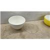 Image 7 : Vintage Pyrex Mixing Bowls, Jadeite Cup, Depression Glass Juicer, Pyrex Loaf Pans