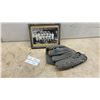 Image 1 : Spalding Pro Balance Leather Baseball Glove with Ball and Framed 1930s Doxey Tigers Team Photograph