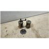 Image 12 : Silver Plated Footed Bowls, Trivets, Salt Cellars, Shakers, Folding Hot Plate Stand