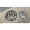 Image 4 : Silver Plated Footed Bowls, Trivets, Salt Cellars, Shakers, Folding Hot Plate Stand