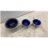 Image 8 : Silver Plated Footed Bowls, Trivets, Salt Cellars, Shakers, Folding Hot Plate Stand