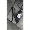 Image 6 : Gray Speckled Fabric Electric Lift Recliner Chair With Wired Remote