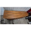 Image 2 : Mid-Century Modern Curved-Front Teak Credenza Sideboard With 4 Drawers and 4 Cabinet Doors