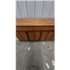 Image 5 : Mid-Century Modern Curved-Front Teak Credenza Sideboard With 4 Drawers and 4 Cabinet Doors