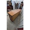 Image 8 : Mid-Century Modern Curved-Front Teak Credenza Sideboard With 4 Drawers and 4 Cabinet Doors