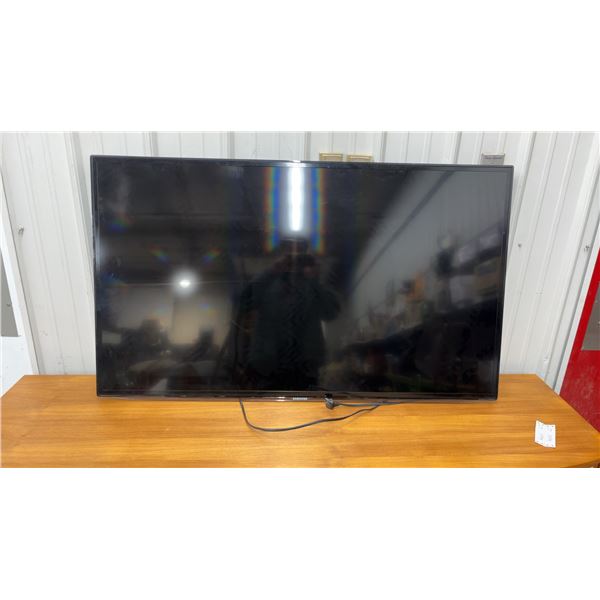 Samsung 55” Flat Screen TV, Wall Mount, and Power Cord (No Remote)