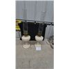 Image 1 : Pair of Antique Aladdin Milk Glass Kerosene Lamps