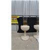 Image 2 : Pair of Antique Aladdin Milk Glass Kerosene Lamps