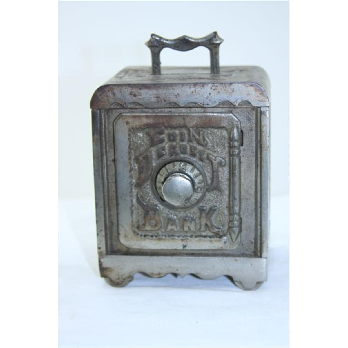 Cast Iron Safe Bank, Coin Deposit Bank