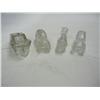 Image 1 : Four Glass candy containers, Vehicles