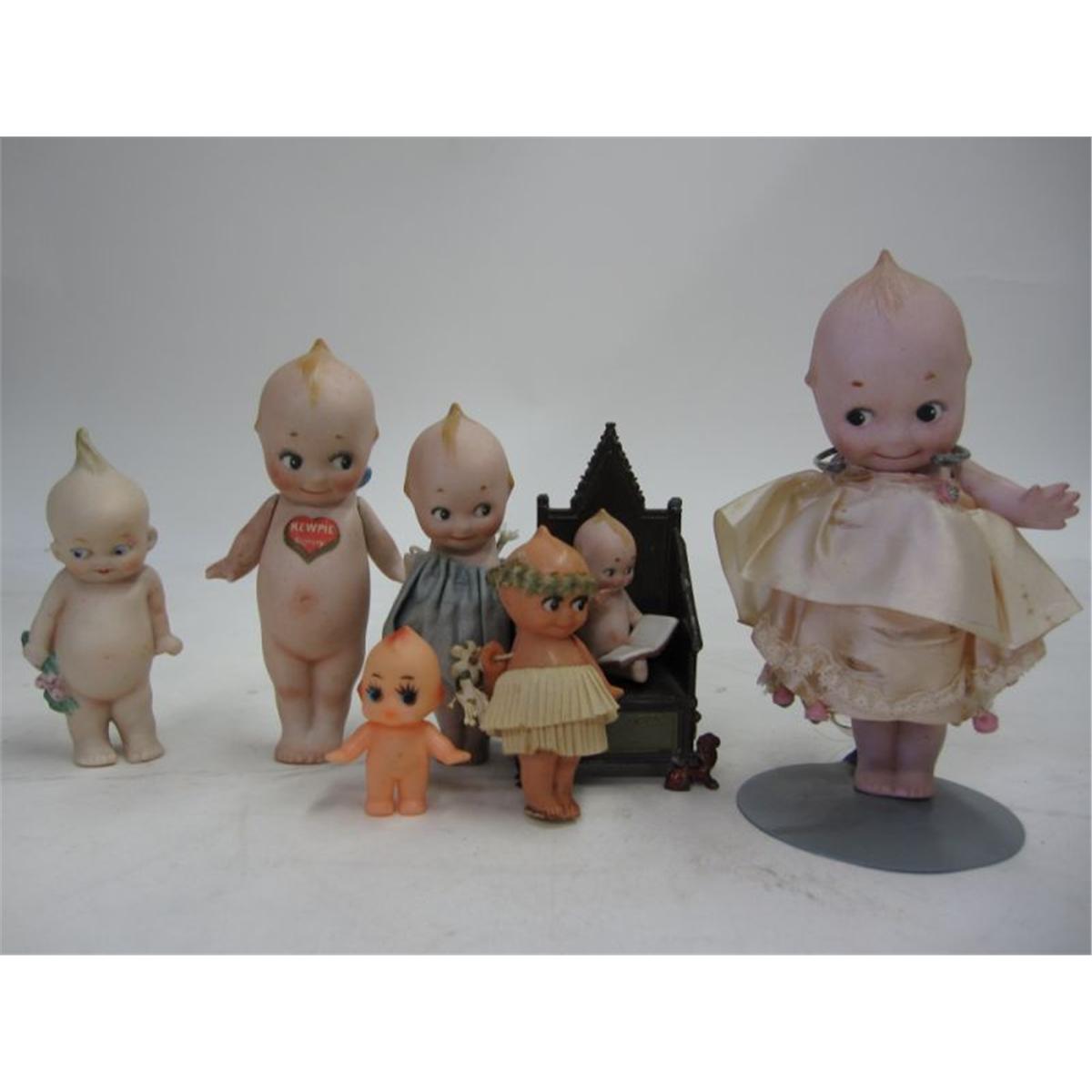 Set of 7 Antique Kewpie Dolls