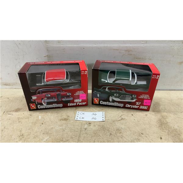 AMT CustomShop 1958 Edsel Pacer and ’57 Chrysler 300C 1:25 Scale Model Kits