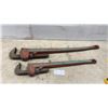 Image 1 : Two RIDGID Pipe Wrenches, 48” and 36”