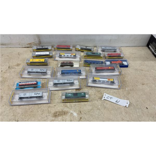 Model Power and Micro-Trains N Scale Freight Cars Including CN, Canadian Pacific, Gulf