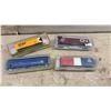 Image 4 : Assorted N Gauge Model Trains: Atlas Southern Pacific 2587 Locomotive, CN Boxcars