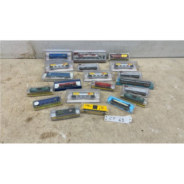 N Scale Model Train Freight Cars and Locomotive, Atlas, Bachmann, Model Power, Canadian